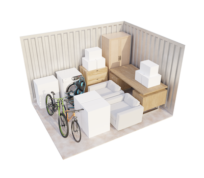 125 sq ft First Floor Unit storage unit
