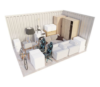150 sq ft First Floor Unit storage unit