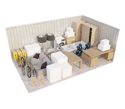 270 sq ft Ground Floor Unit storage unit